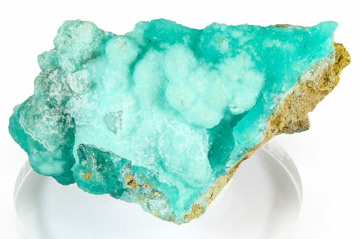 Glistening Blue-Green Hemimorphite - Congo #372247
